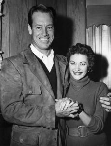 Yvonne De Carlo and Bob Morgan