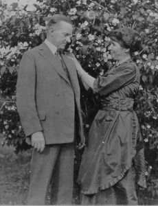 Grace Coolidge and Calvin Coolidge
