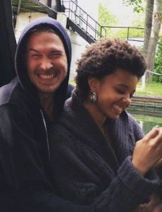 Toby Burgess and Poppy Okotcha