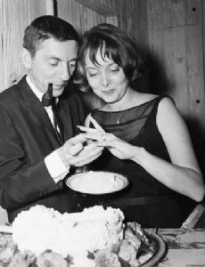 Aaron Spelling and Carolyn Jones