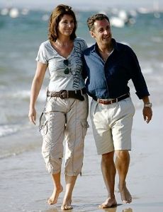 Nicolas Sarkozy and Cecilia Ciganer-Albenizil