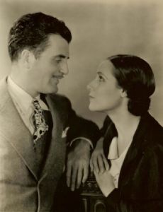 Dolores del Rio and Cedric Gibbons