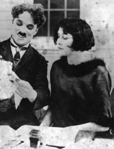 Mildred Harris and Charlie Chaplin