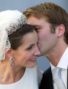 Emmanuel-Filiberto de Savoie and Clotilde Courau