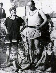 Benito Mussolini and Donna Rachele Guidi
