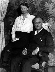 Franklin Delano Roosevelt and Eleanor Roosevelt