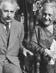 Albert Einstein and Elsa Lowenthal