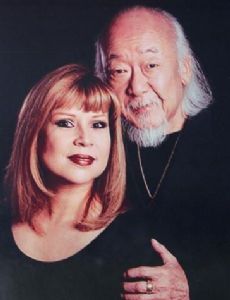 Pat Morita and Evelyn Guerrero