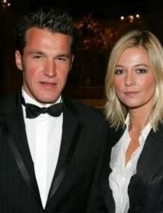 Benjamin Castaldi and Flavie Flament
