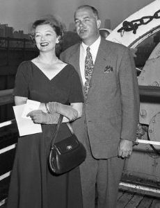 Myrna Loy and Howland H. Sergeant