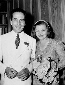Mayo Methot and Humphrey Bogart