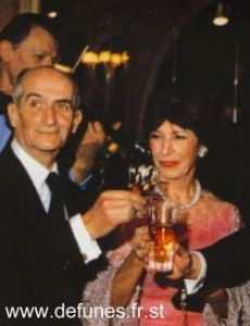 Louis de Funes and Jeanne De Funes