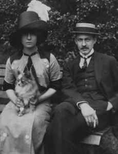 John Barrymore and Katherine Corri Harris
