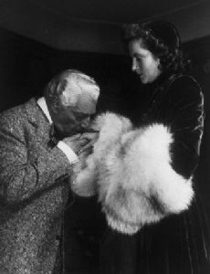 Sacha Guitry and Lana Marconi