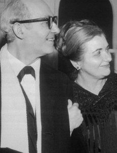 Paula Strasberg and Lee Strasberg