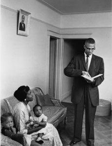Betty Shabazz and Malcolm X