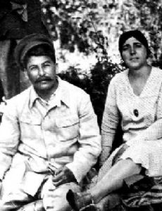 Joseph Stalin and Nadezhda Alliluyeva