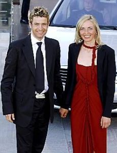 Ole Einar Bjorndalen and Natalie Santer