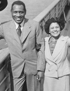 Eslanda Robeson and Paul Robeson