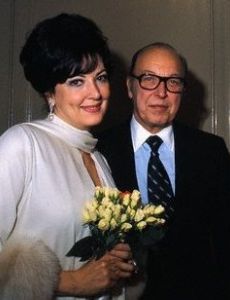 Anna Moffo and Robert W. Sarnoff