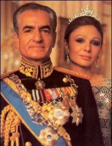 Empress Farah and Shah Mohammed Reza Pahlavi