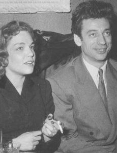 Yves Montand and Simone Signoret