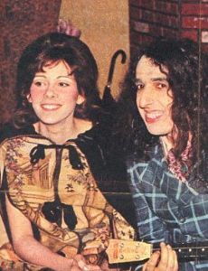 Vicki Budinger and Tiny Tim