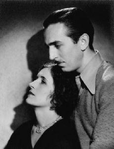 Lillian Disney and Walt Disney