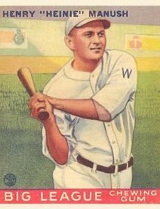 Heinie Manush