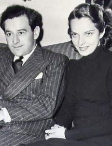 Margaret Tallichet and William Wyler
