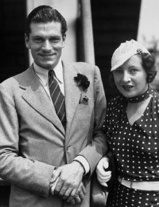Laurence Olivier and Jill Esmond