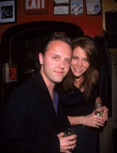 Lars Ulrich and Skylar Satenstein