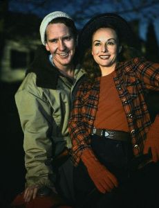 Paulette Goddard and Burgess Meredith