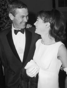 Johnny Carson and Joanne Copeland