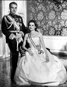 Grace Kelly and Prince Rainier of Monaco