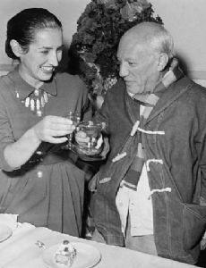 Pablo Picasso and Francoise Gilot