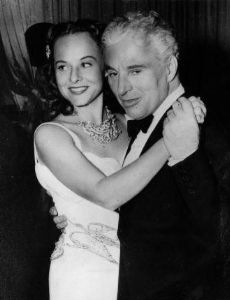 Paulette Goddard and Charlie Chaplin