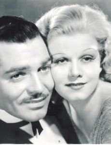 Clark Gable and Jean Harlow