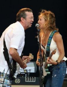 Sheryl Crow and Eric Clapton