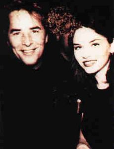 Jodi Lyn O'Keefe and Don Johnson