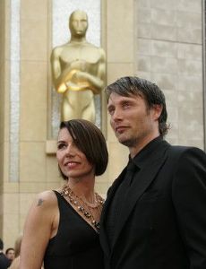 Mads Mikkelsen and Hanne Jacobsen