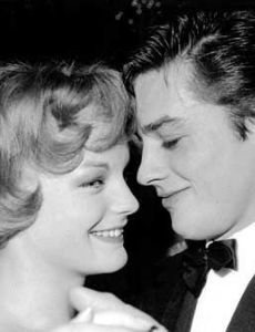Alain Delon and Romy Schneider