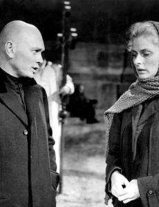 Ingrid Bergman and Yul Brynner