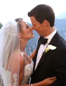 Beverley Mitchell and Michael Cameron