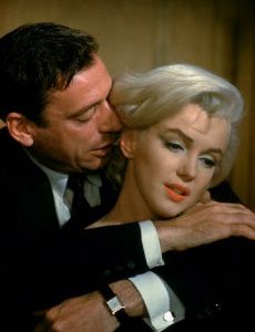 Marilyn Monroe and Yves Montand