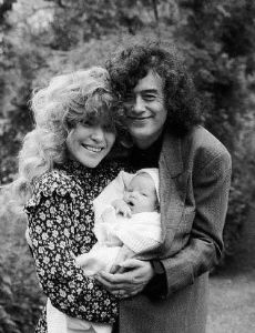 Jimmy Page and Patricia Ecker