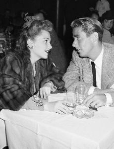Anne Baxter and Peter Lawford