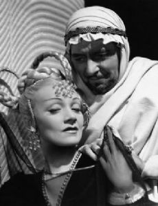 Ronald Colman and Marlene Dietrich