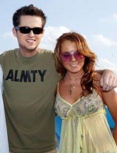 Damien Fahey and Lindsay Lohan