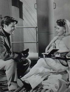 Barbara Stanwyck and Robert Wagner